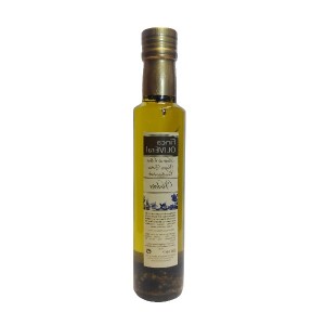 Aceite oliva sabor Violeta. Aceite oliva virgen extra. Botella cristal 250ML (fin)